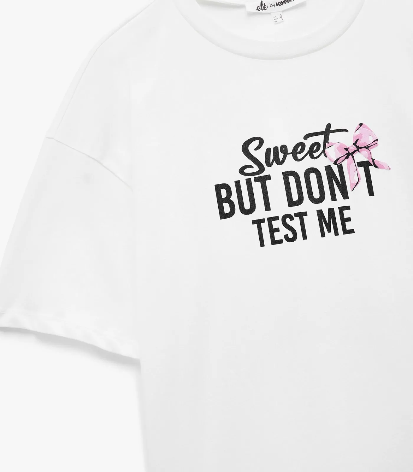 Koton Printed T-Shirt white Sale