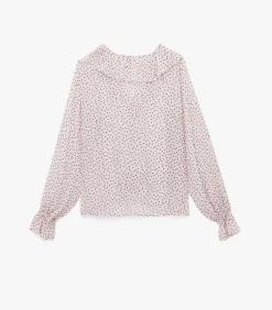 Koton Ruffle Chiffon Blouse pink