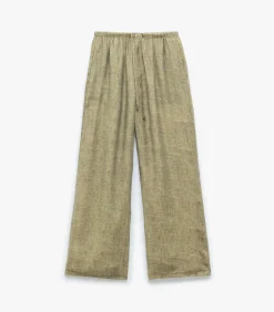 Koton Sheer Wide Leg Pants khaki Hot