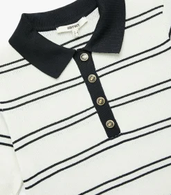 Koton Short Sleeve Knit Sweater navyBlue New