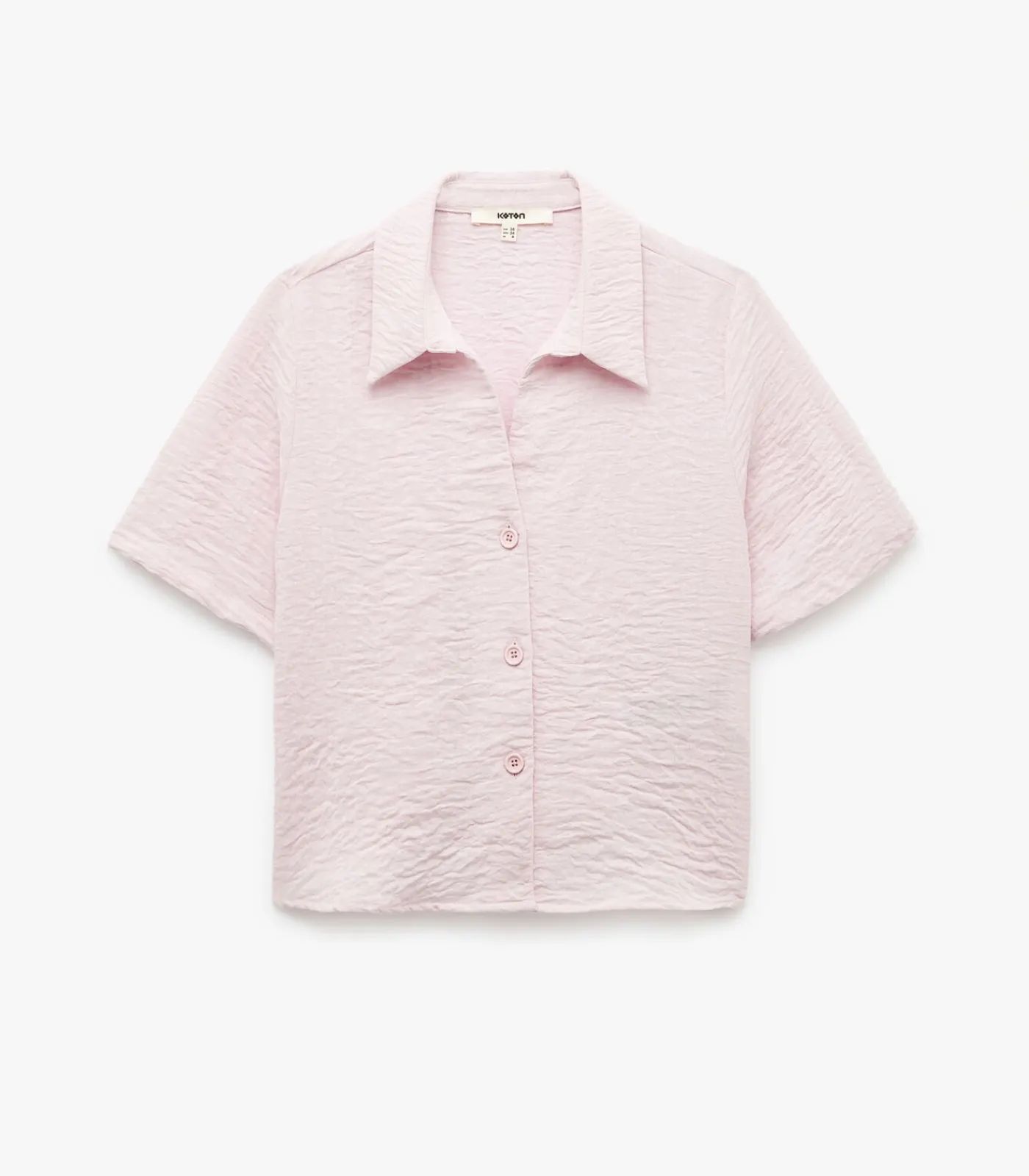 Koton Short Sleeve Shirt pink Best