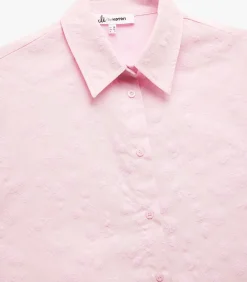 Koton Short Sleeve Shirt pink Sale