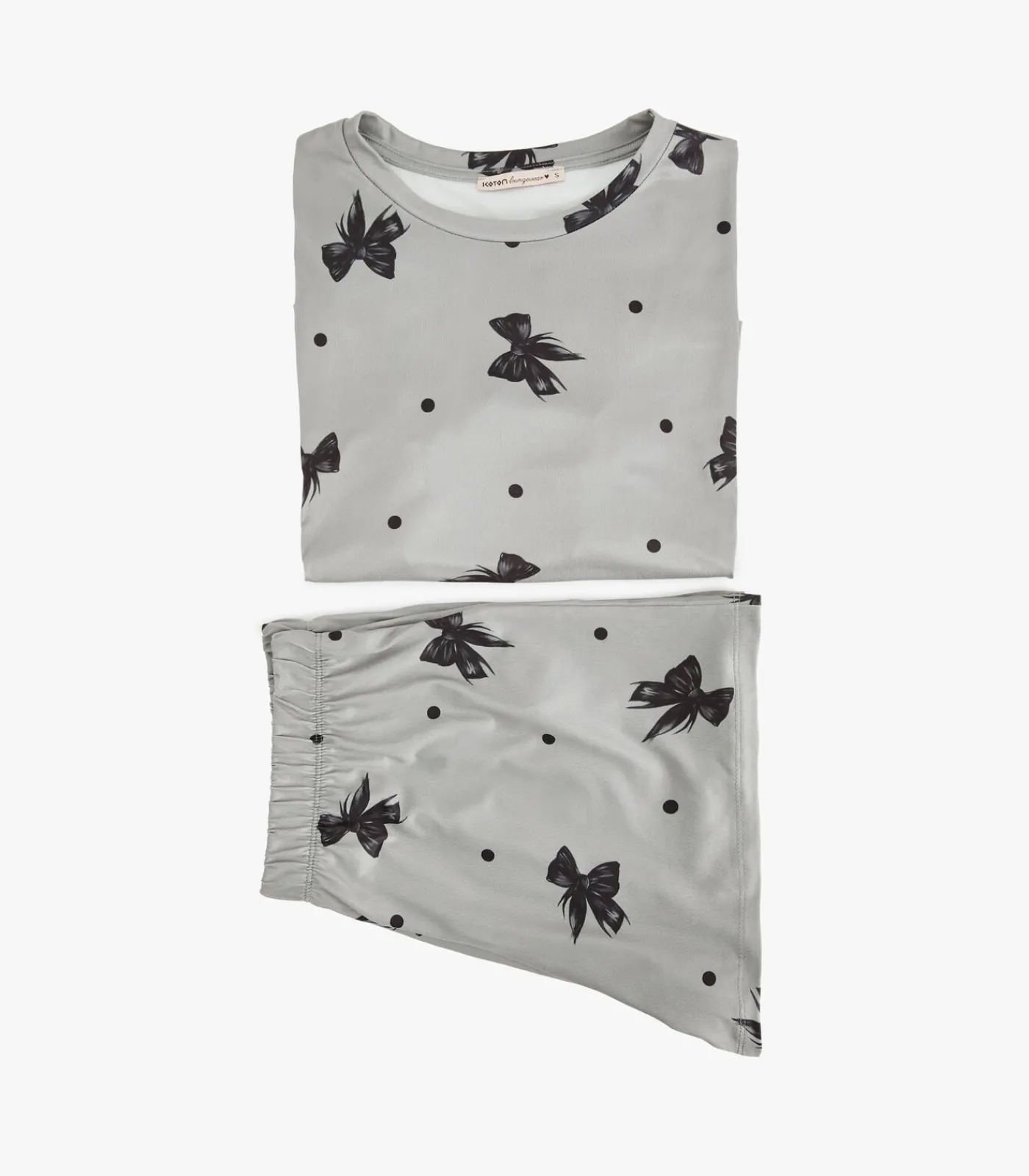 Koton Shorts Pajama Set gray New