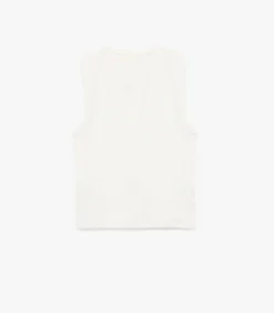 Koton Sleeveless Basic T-Shirt white Online