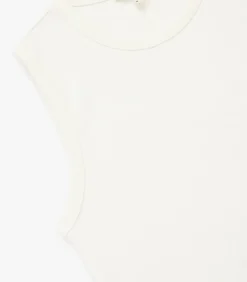Koton Sleeveless Basic T-Shirt white Online