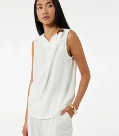 Koton Sleeveless Blouse white Clearance