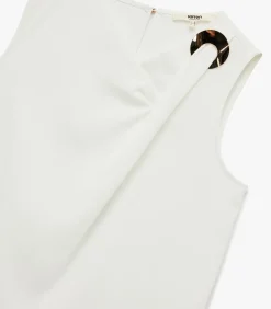 Koton Sleeveless Blouse white Clearance