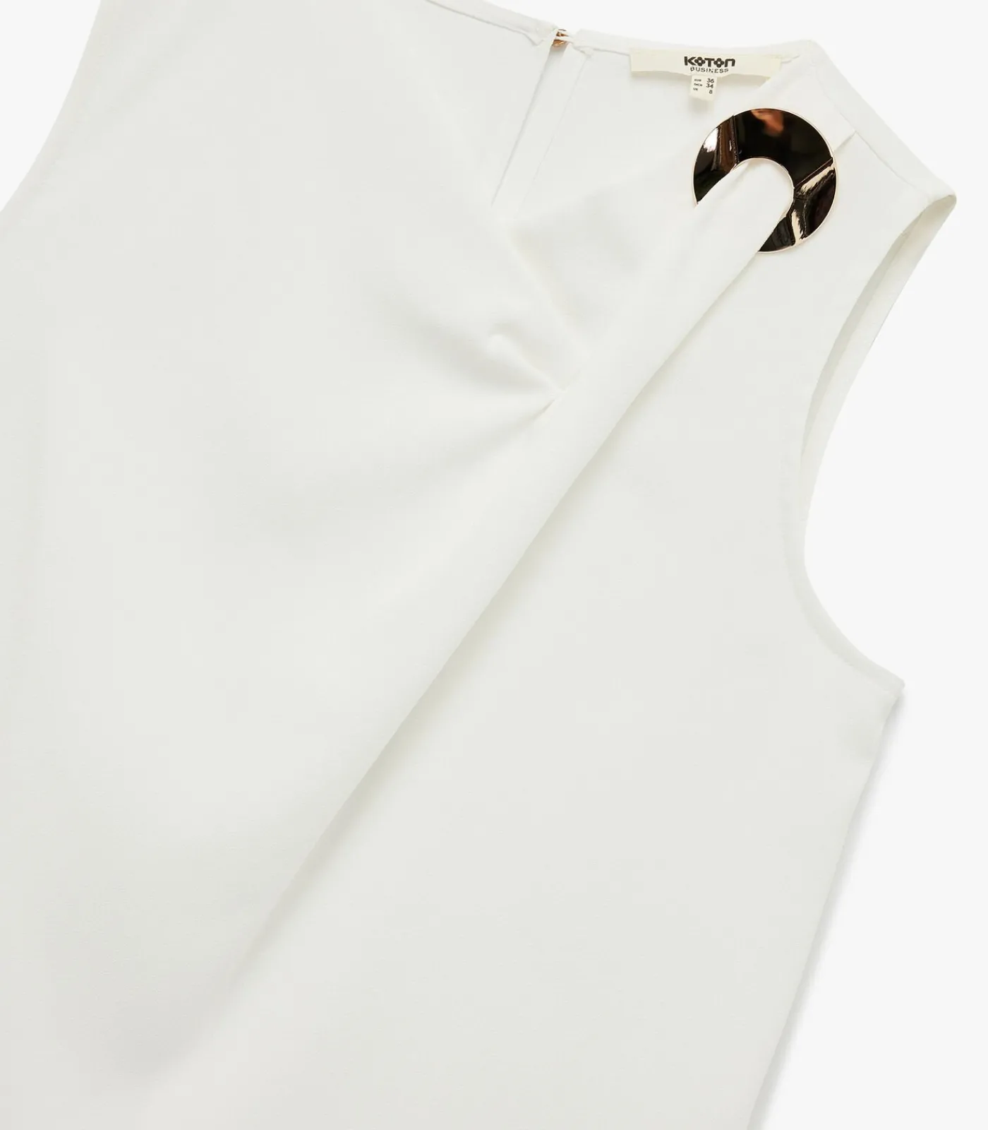 Koton Sleeveless Blouse white Clearance