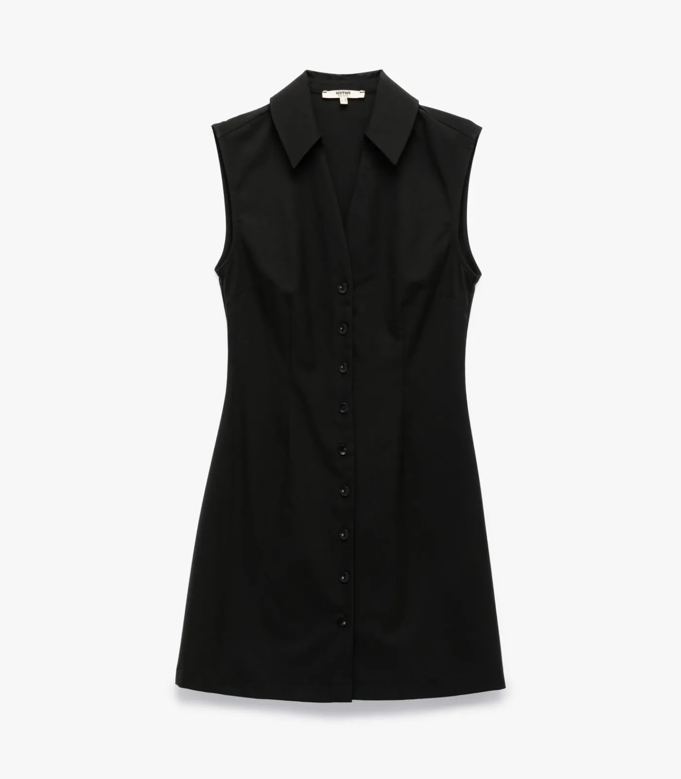 Koton Sleeveless Mini Dress black New