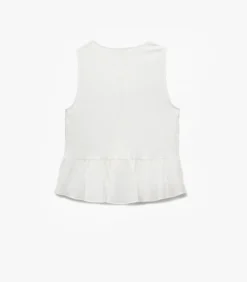 Koton Sleeveless Peplum Blouse beige Hot