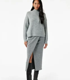 Koton Slit Skirt antraciteGrey New