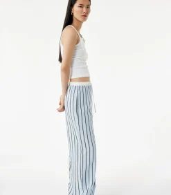 Koton Striped Pajama Bottoms blue New