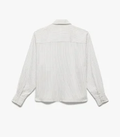 Koton Striped Shirt white Clearance