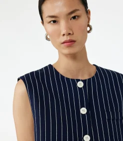 Koton Striped Vest navyBlue