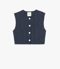 Koton Striped Vest navyBlue