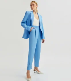 Koton Tapered Fit Pants blue Discount