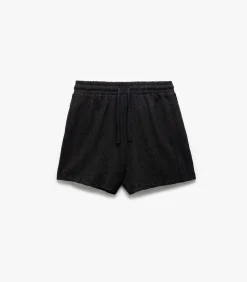 Koton Textured Mini Shorts black New