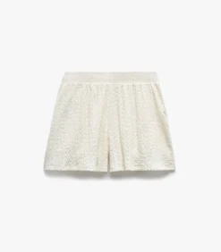 Koton Textured Mini Shorts white Clearance