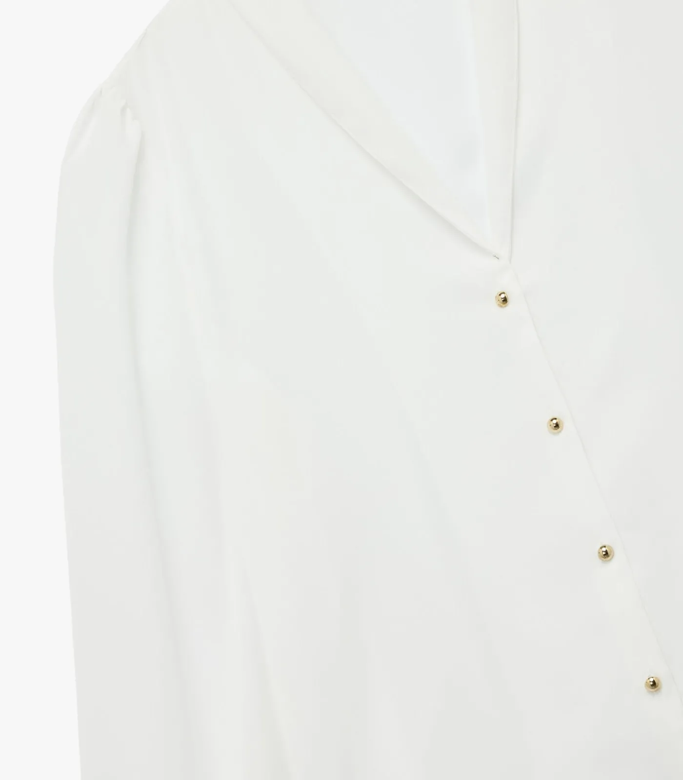 Koton V-Neck Shirt white Online