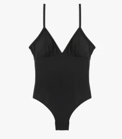 Koton V-Neck Swimsuit black Online