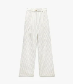 Koton Wide Leg Fabric Pants navyBlue Best