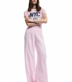 Koton Wide Leg Pants pink Outlet
