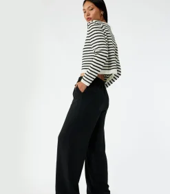Koton Wide Leg Trousers black Hot