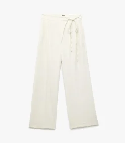 Koton Wide-Leg Pants beige Online