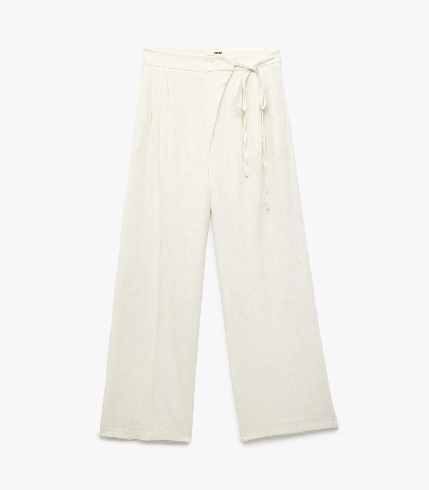 Koton Wide-Leg Pants beige Online