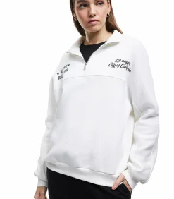 Koton Zip Up Sweatshirt white Online