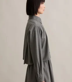 Marc O’Polo DENIM Krijtstreep blouse A-vorm antraciteGrey Hot