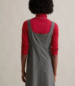 Marc O’Polo DENIM Krijtstreepjurk regular antraciteGrey Best