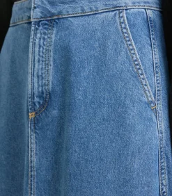 Marc O'Polo Kuitlange spijkerrok A-vorm blue Sale