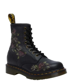 Dr Martens Laarzen Dr. Martens 1460 Decayed Roses zwart black Discount