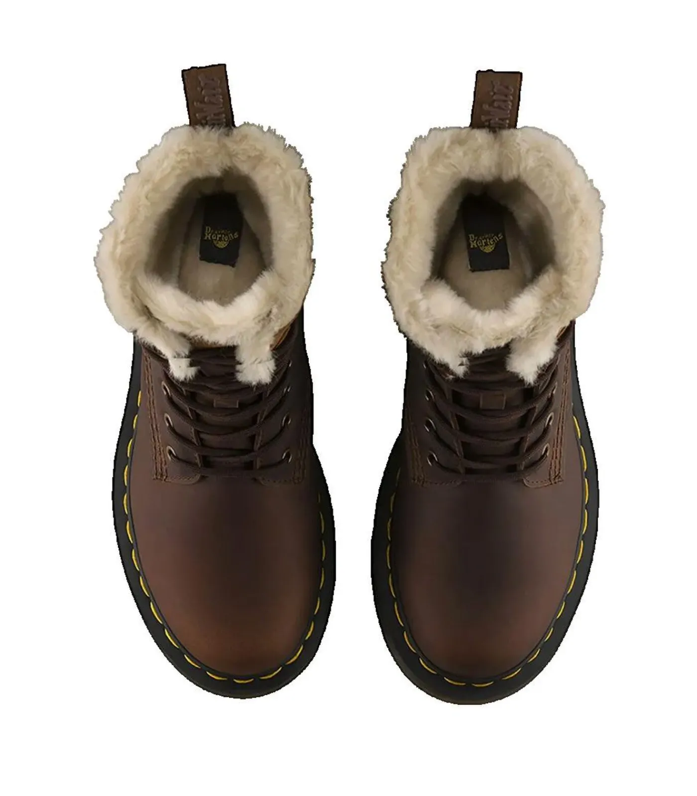 Dr Martens Laarzen Dr. Martens 1460 kaki met borduurwerk khaki