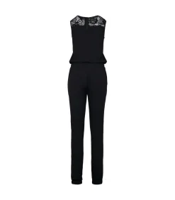 Urban Classics LACE DETAIL - Jumpsuit - Zwart black Discount