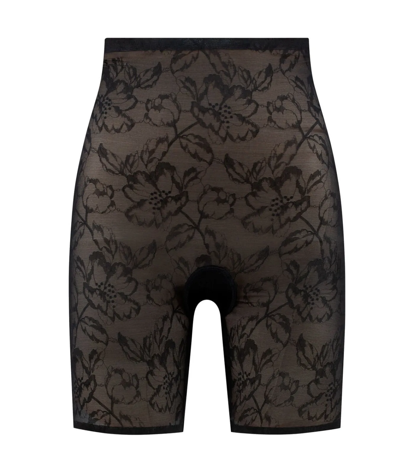Bye Bra Lacy Short Met Hoge Taille | Zwart S black