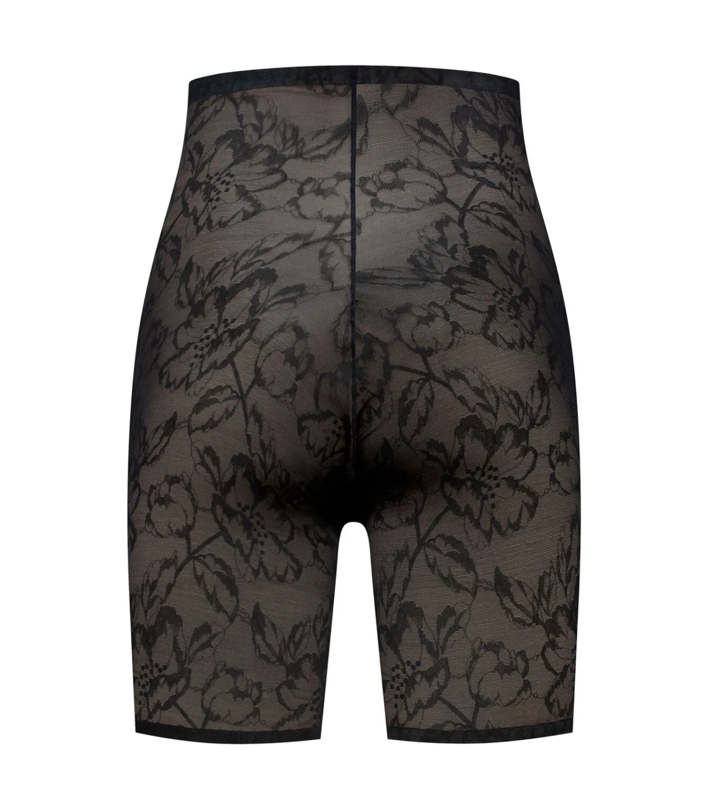 Bye Bra Lacy Short Met Hoge Taille | Zwart S black