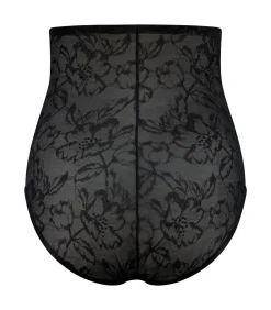 Bye Bra Lacy Slip Met Hoge Taille | Zwart Xxl black