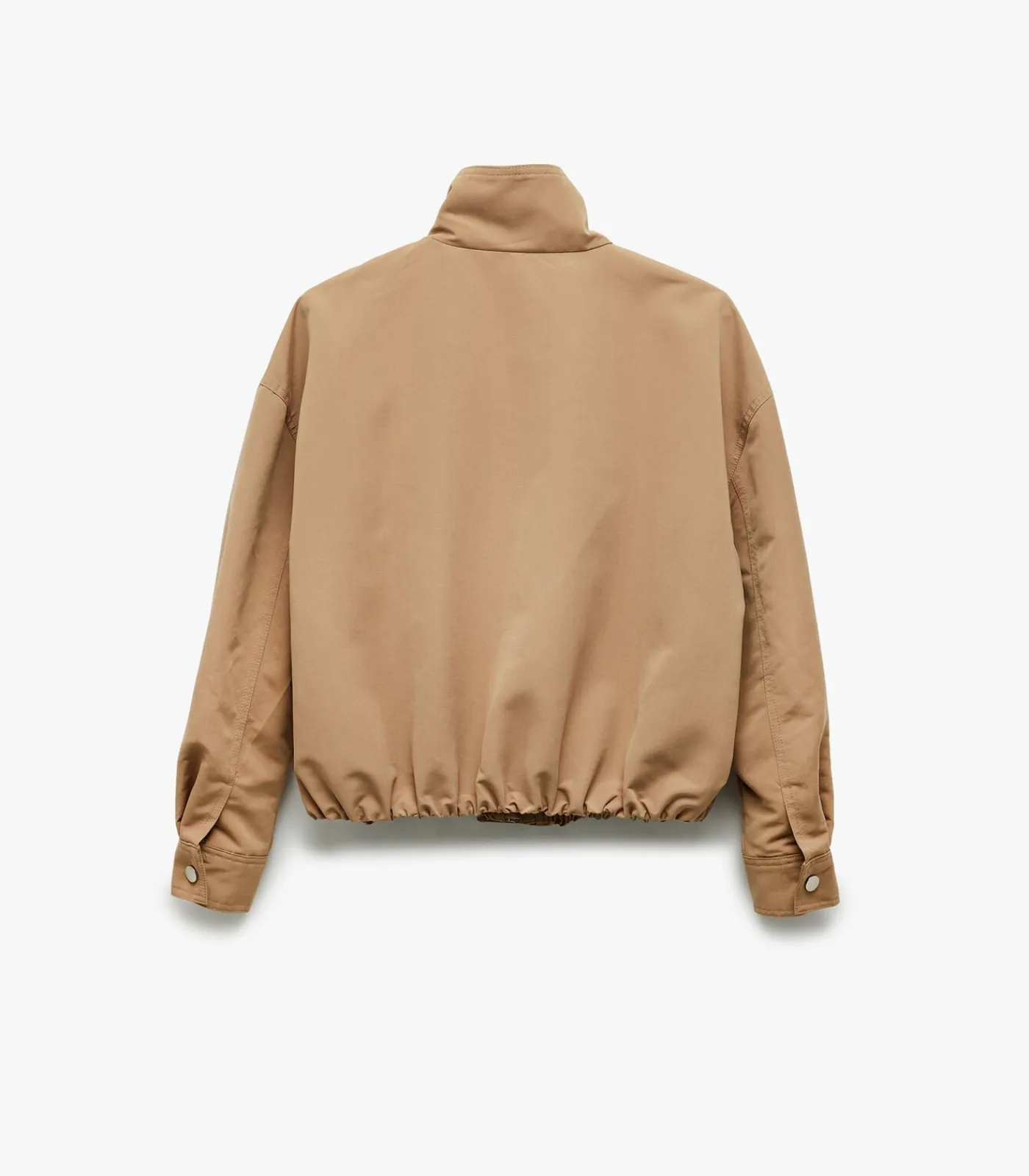 Koton Lange Bomberjas Kraagdetails beige Clearance