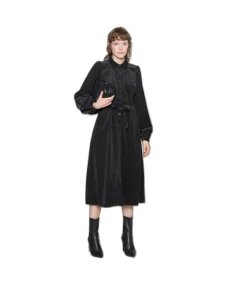 Moss Copenhagen Lange damesjurk Ilivia Jeppi black Best