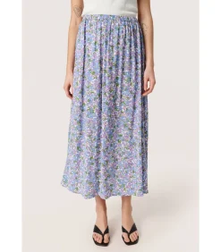 Soaked in Luxury Lange damesrok Zaya violet Sale