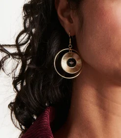 La Fée Maraboutée Lange gouden oorbellen whiteGold Online