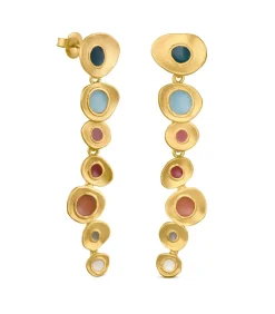 Joidart Lange gouden oorbellen Favorita Colors gold Discount