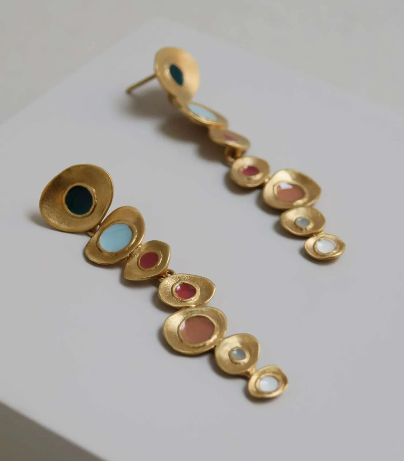Joidart Lange gouden oorbellen Favorita Colors gold Discount
