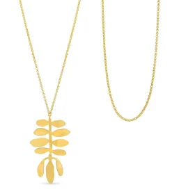 Joidart Lange gouden Silvela hanger ketting Sale