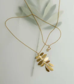 Joidart Lange gouden Silvela hanger ketting Sale