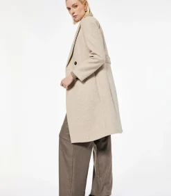 Koton Lange Kaasjas Met Knoopsluiting En Zakdetails brown Best
