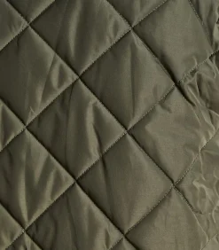 La Fée Maraboutée Lange kaki omkeerbare donsjas met capuchon khaki Best