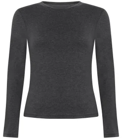 Hunkemöller Lange mouwen shirt van zachte katoen gray Sale